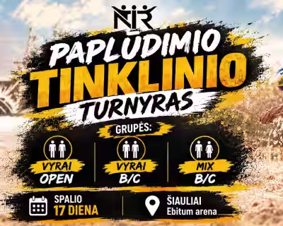 Paplūdimio tinklinio turnyras "NIR"