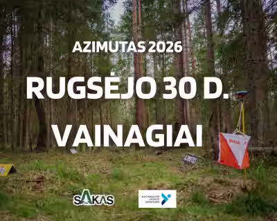 Azimutas 2026 | Vainagiai. Medelyno poilsiavietė