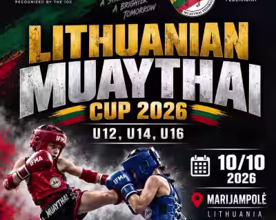 LIETUVOS MUAYTHAI TAURĖ 2026 (U12, U14, U16)