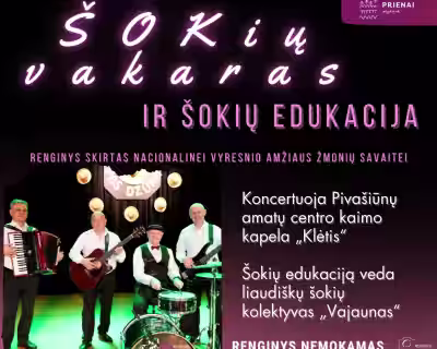 ŠOKIŲ VAKARAS IR ŠOKIŲ EDUKACIJA