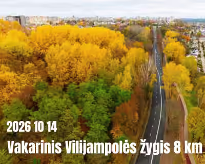 Vakarinis Vilijampolės žygis "Tarp Nemuno ir Neries" su 8 km ir 13 km trasomis