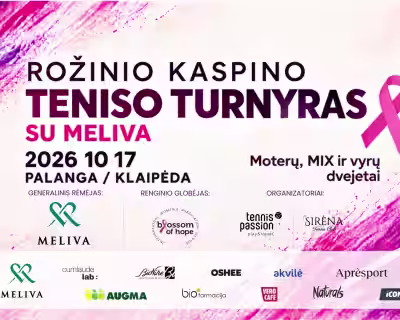 Rožinio kaspino teniso turnyras su MELIVA