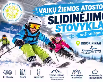 ❄️⛷️ VAIKŲ ŽIEMOS ATOSTOGOS ANT SNIEGO | DRUSKININKAI 🏂