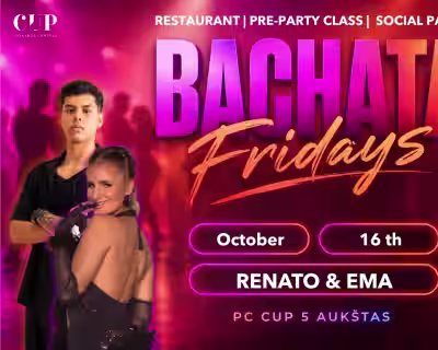 BACHATA FRIDAYS with Renato & Ema🌟💜 PC CUP💜