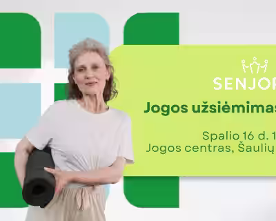 Jogos užsiėmimas senjorams