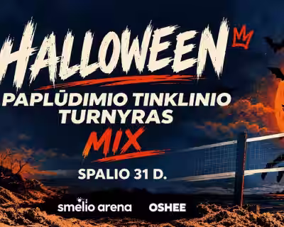 Halloween paplūdimio tinklinio turnyras 2026