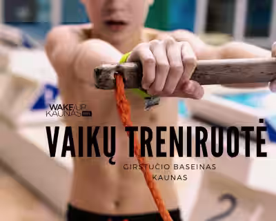 Vaikų vandenlečių treniruotės