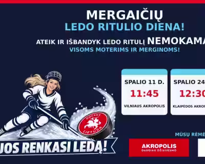 Mergaičių ledo ritulio diena Šiauliuose