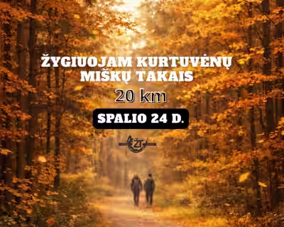 Žygiuojam Kurtuvėnų miškų takais