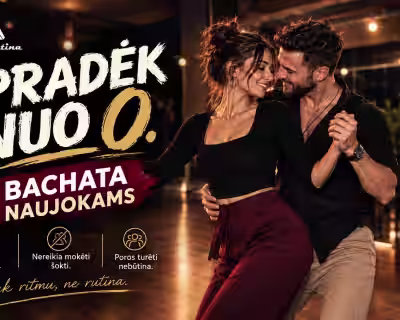 💃🕺 BACHATA NAUJOKAMS | PRADĖK NUO 0