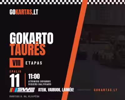 2026 GOKARTO TAURĖS VIII etapas