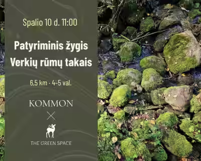 Patyriminis žygis Verkių rūmų takais