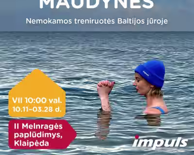 🌊 IMPULS grūdinančios maudynės Baltijos jūroje | NAUJAS 2026 METŲ SEZONAS