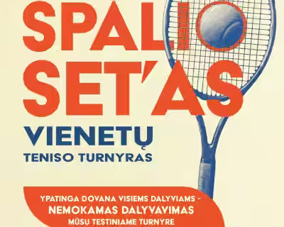 VIENETŲ TENISO TURNYRAS “SPALIO SET’AS”