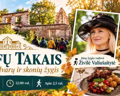 PRAMOGINIS ŽYGIS NUO ALEKSANDRIJOS DVARO IKI GINKŪNŲ DVARO IR GRAFŲ PIETŪS