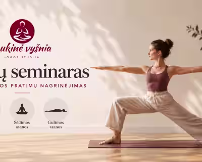 Asanų seminaras: detalus jogos pratimų nagrinėjimas (gyvai)