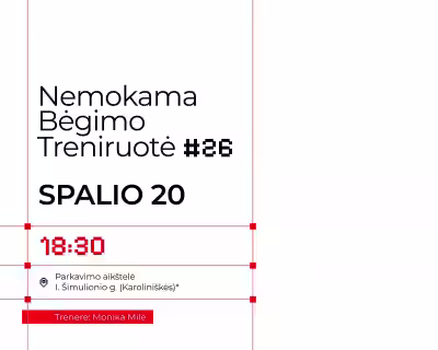 Nemokama trail bėgimo treniruotė