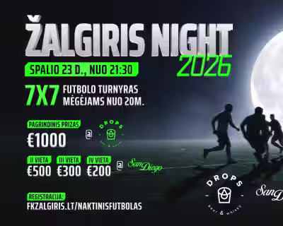 Žalgiris Night 2026 | Naktinis futbolo turnyras