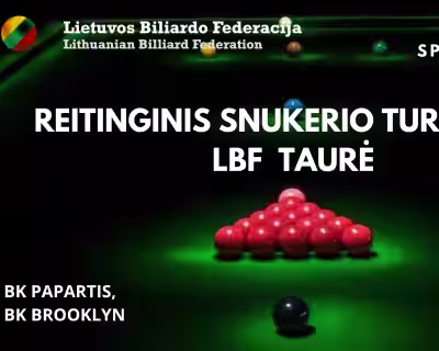 Reitinginis snukerio turnyras LBF taurė