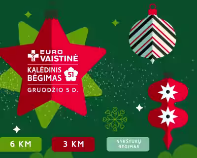 „Eurovaistinės“ Kalėdinis bėgimas 2026