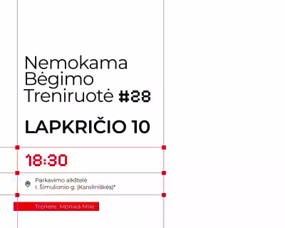 Nemokama trail bėgimo treniruotė