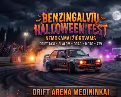 BENZINGALVIŲ HALLOWEEN FEST / DRIFT ARENA MEDININKAI