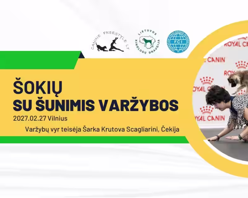 Šokių su šunimis varžybos/Canine Freestyle competition 27.02.2027 nuotrauka 1