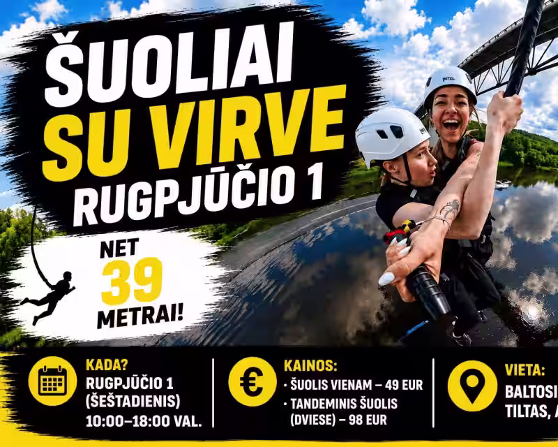 Šuoliai su Virve Alytuje Rugpjūčio 1  nuotrauka 1