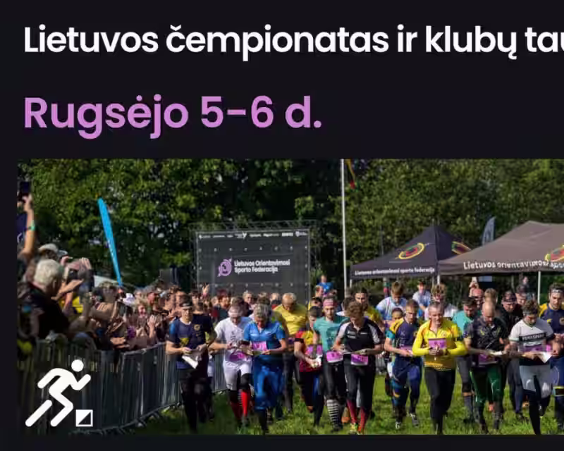 2026 m. Lietuvos OS bėgte čempionatas vidutinėje trasoje ir Lietuvos klubų taurė nuotrauka 1