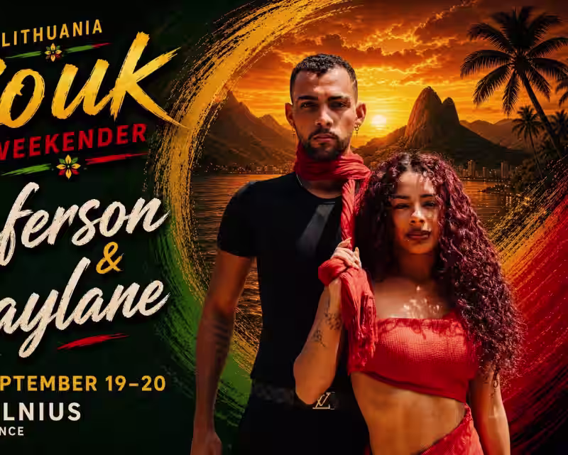 Brazillian Zouk Bootcamp with Jeferson & Kaylane nuotrauka 1