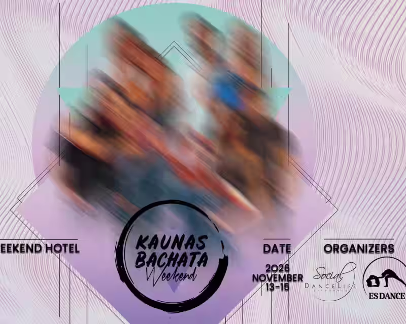 Kaunas Bachata Weekend 2026 ✦ 13/14/15 November 2026 ✦ nuotrauka 1