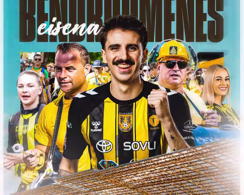 BENDRUOMENĖS EISENA: FA „Šiauliai” - FC „Džiugas” nuotrauka 1