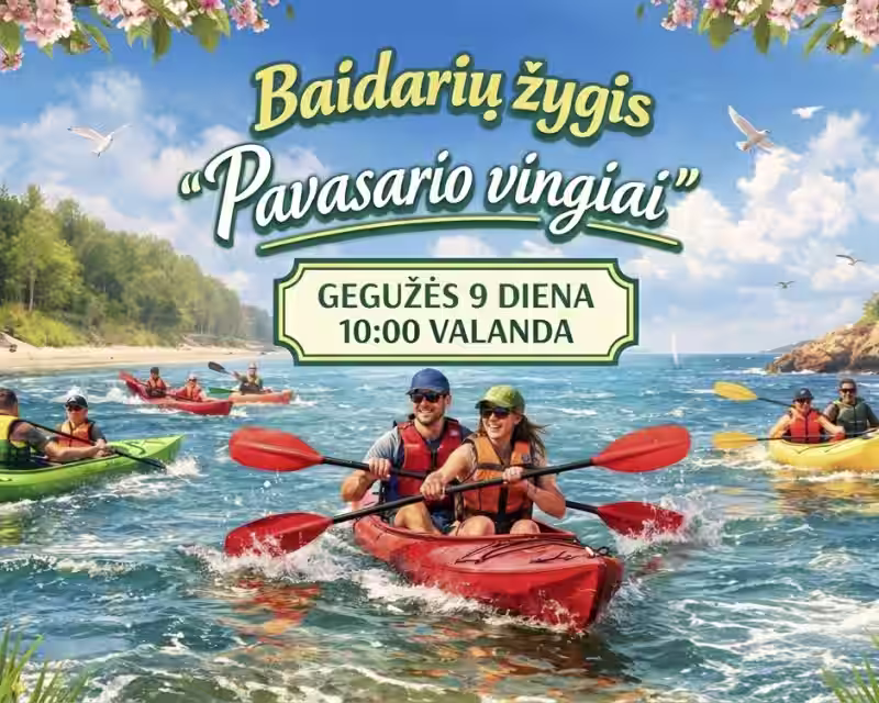 Baidarių žygis “ Pavasario vingiai “ nuotrauka 1