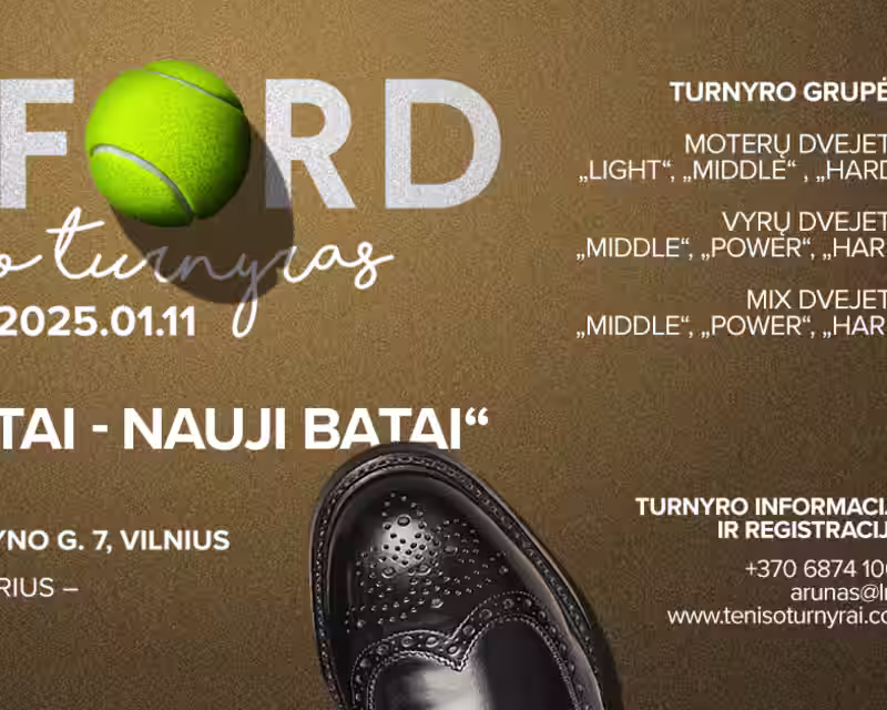 OXFORD ,,NAUJI METAI – NAUJI BATAI” teniso turnyras’2026 nuotrauka 2