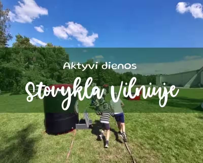 Aktyvi dienos stovykla Vilniuje nuotrauka 1