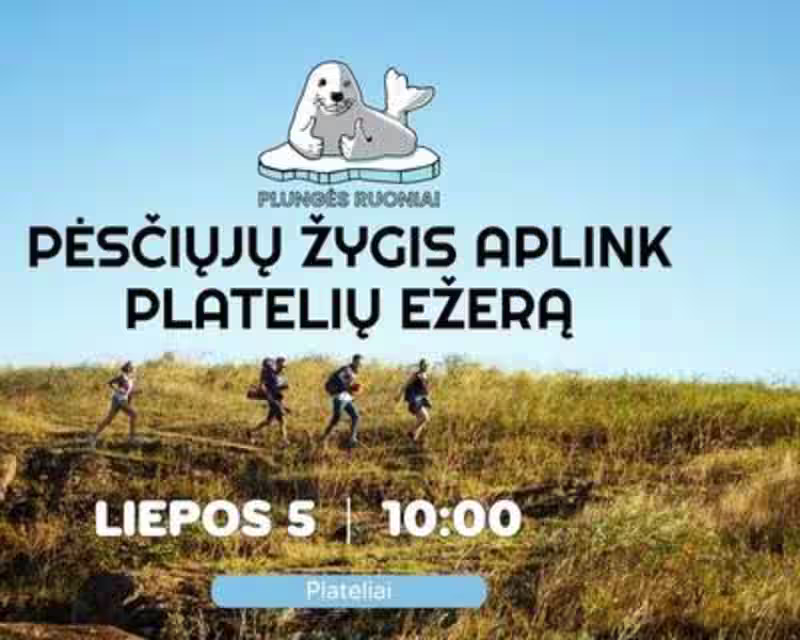 Pėsčiųjų žygis apie Platelių ežerą. nuotrauka 2