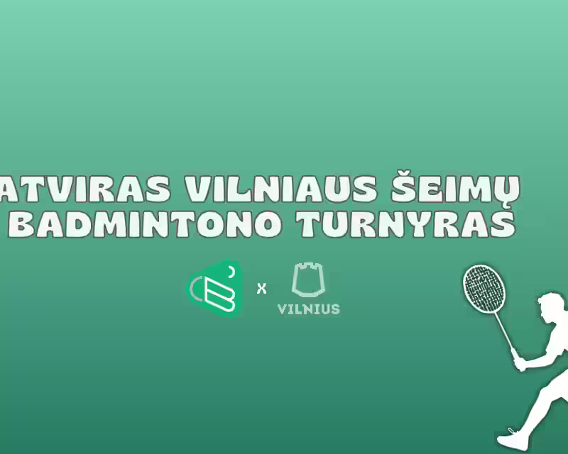 Atviras Vilniaus šeimų badmintono turnyras nuotrauka 1