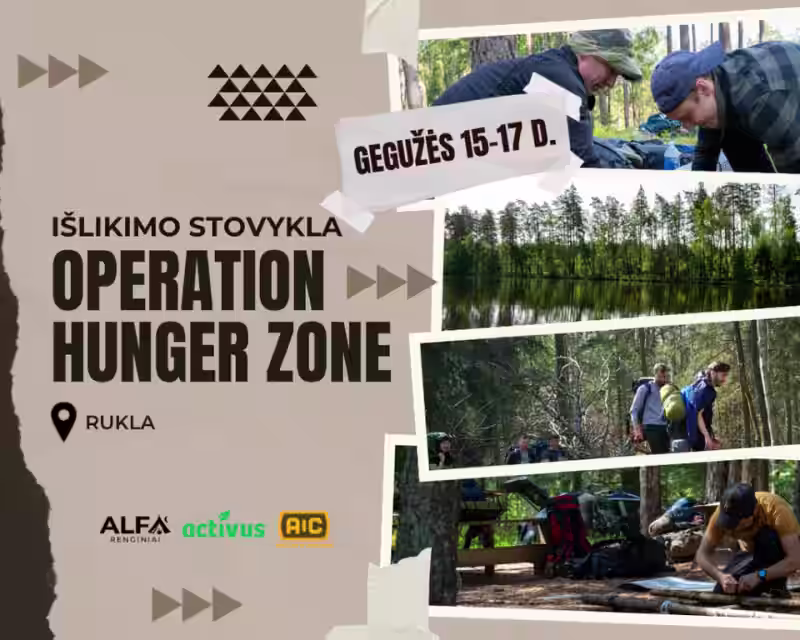 Išlikimo stovykla – OPERATION HUNGER ZONE nuotrauka 1
