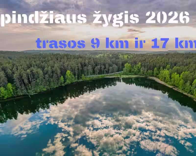 Spindžiaus žygis (Trakų raj.) visiems su 9 km ir 17 km trasomis nuotrauka 1