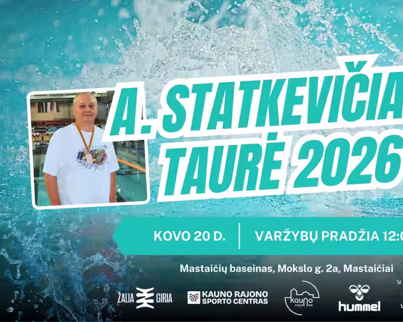 🏊♂️ A. Statkevičiaus taurė 2026 – plaukimo varžybos Mastaičiuose nuotrauka 1
