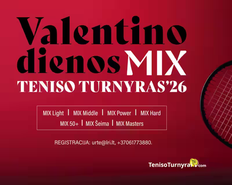 Valentino dienos teniso turnyras nuotrauka 1