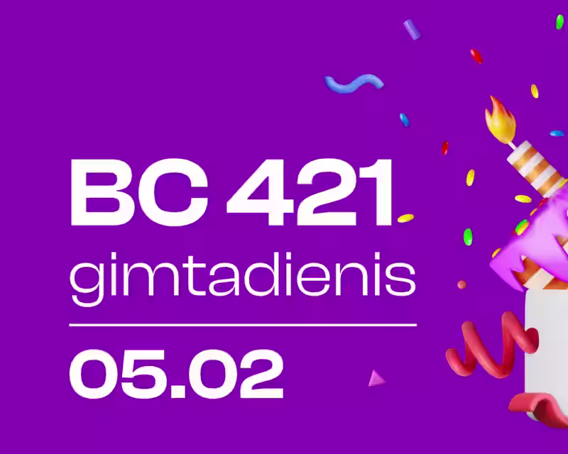 BC421 | GIMTADIENIO TURNYRAS nuotrauka 1