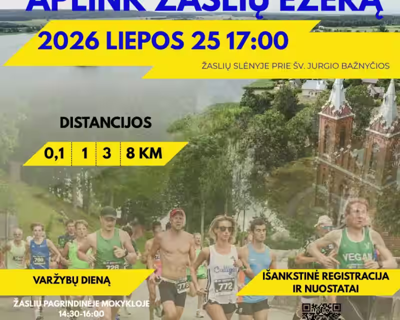 XXVII bėgimas Aplink Žaslių ežerą nuotrauka 1