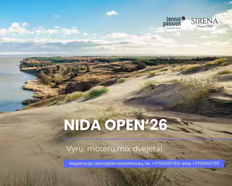 NIDA OPEN’26 teniso turnyras nuotrauka 1