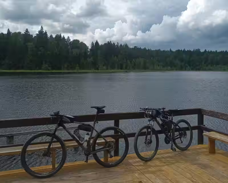 Dviračių žygis Dubysos kalnais. Iki Kurtuvėnų ežeryno nuotrauka 1