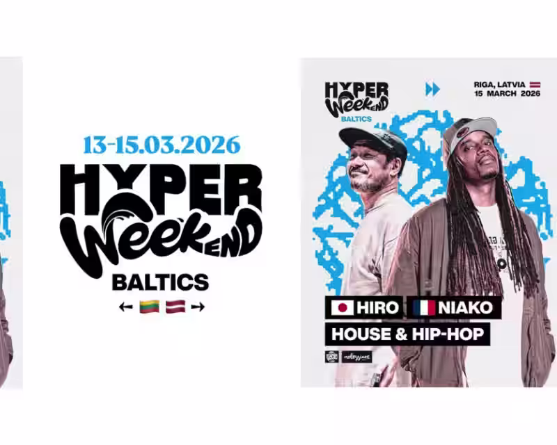 HYPER WEEKend BALTICS 2026 | Kaunas 🇱🇹 & Riga 🇱🇻 nuotrauka 1
