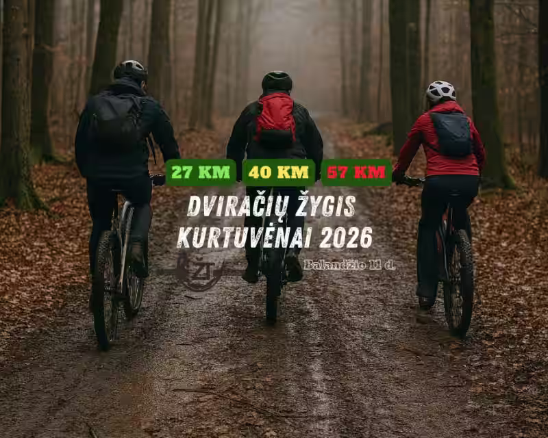 Dviračių žygis Kurtuvėnai 2026 nuotrauka 1