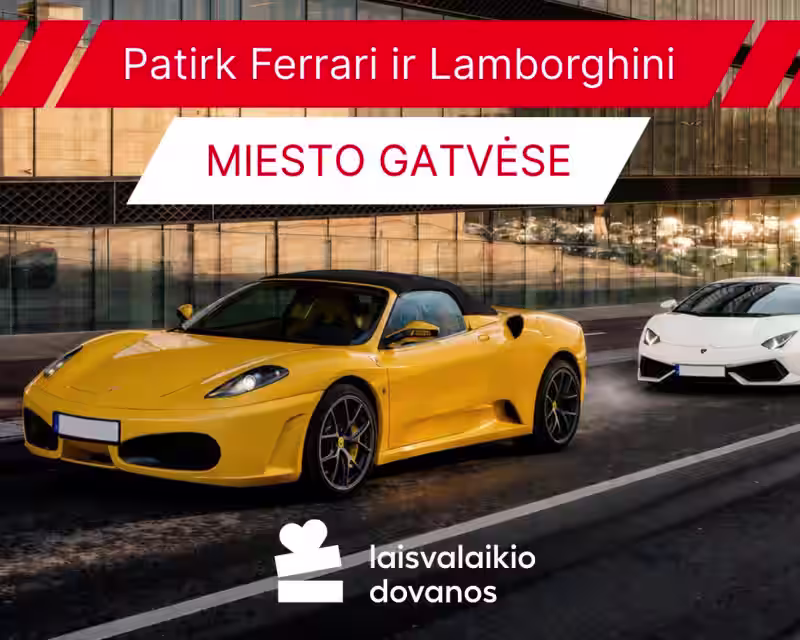 Važiuok su Lamborghini & Ferrari | 2026 08 22 nuotrauka 1