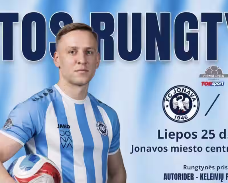 PIRMA LYGA | FK ,,Jonava" - FK ,,Garliava" nuotrauka 1