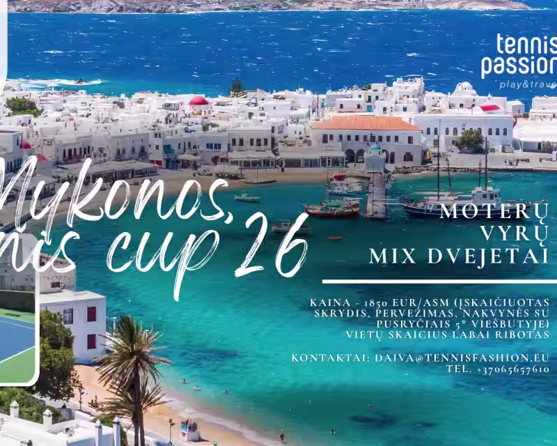 Mykonos tennis cup’26 nuotrauka 1
